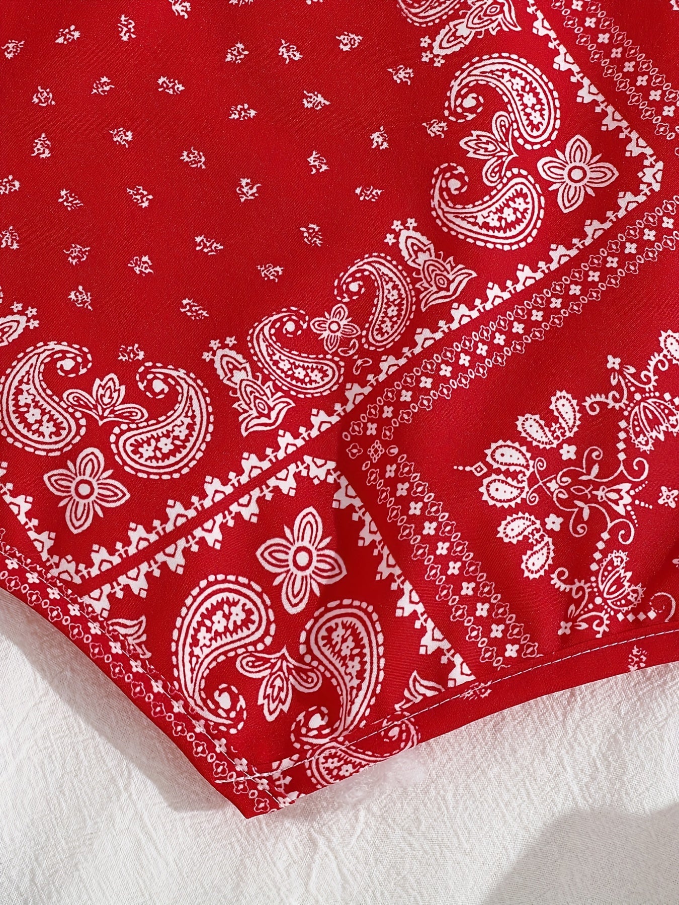Kid's Paisley Camisole Spaghetti Straps Top