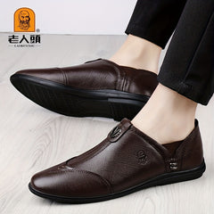 Men's Smart Casual Slip On Loafers Soft Walking Shoes