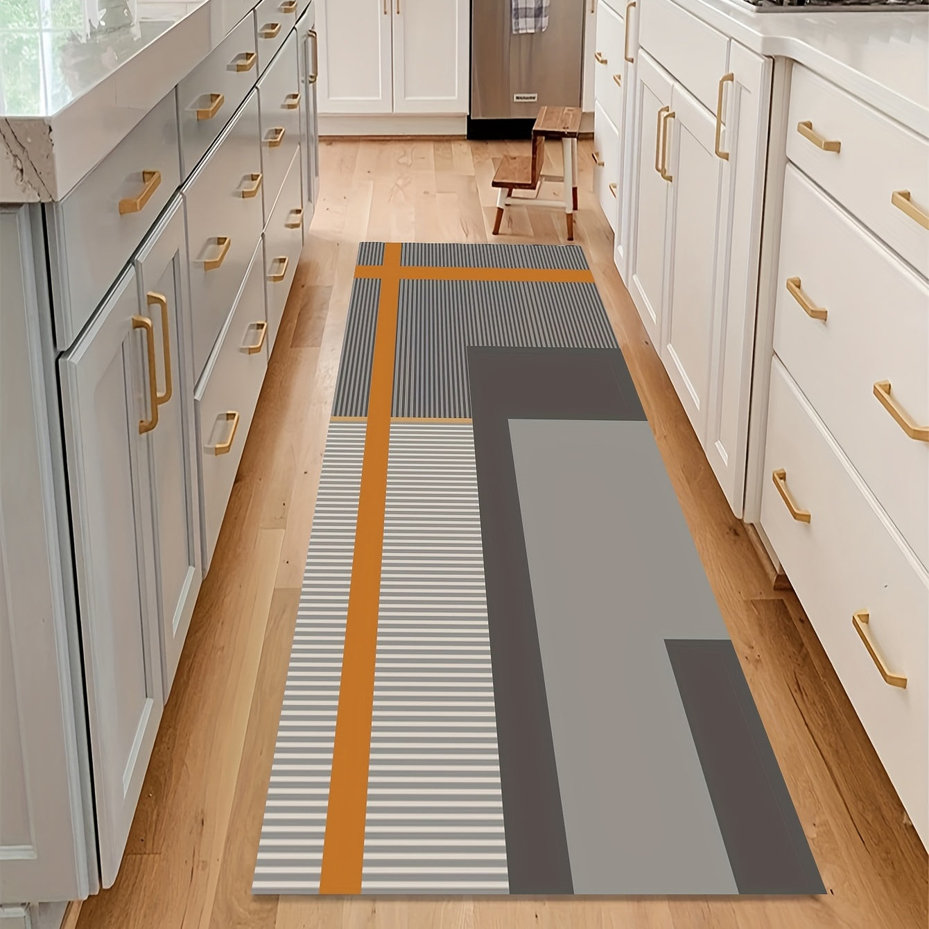 Kitchen Rugs Non Slip Absorbent Stain Resistant Waterproof Floor Mat