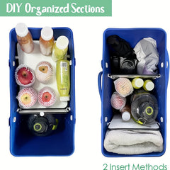 Rubber Divider Tray for Beach Bag - Waterproof Tote Bag Insert