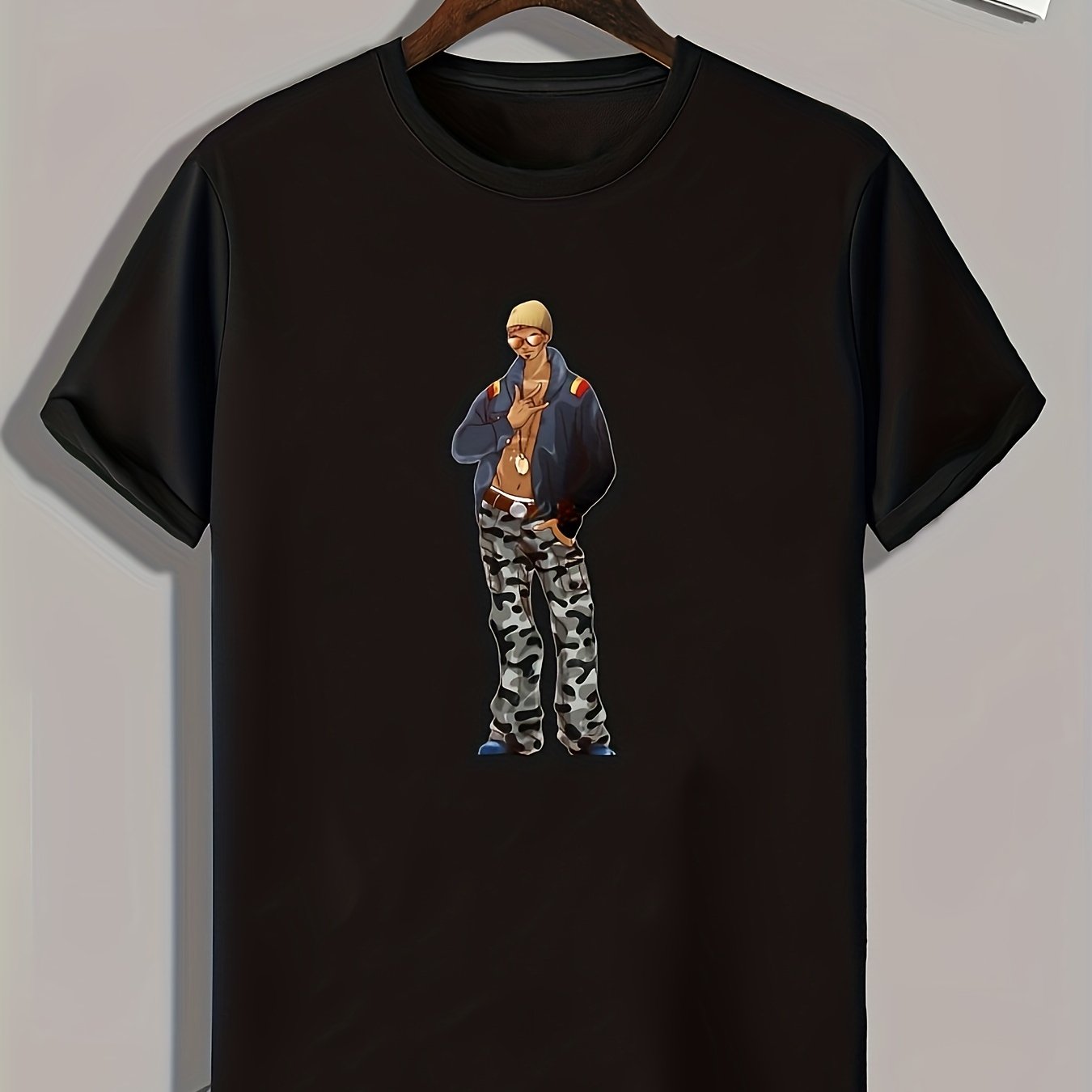 Boy Print Men's Graphic T shirt for Summer