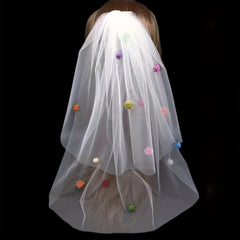 Rose Bridal Veil for Church Weddings