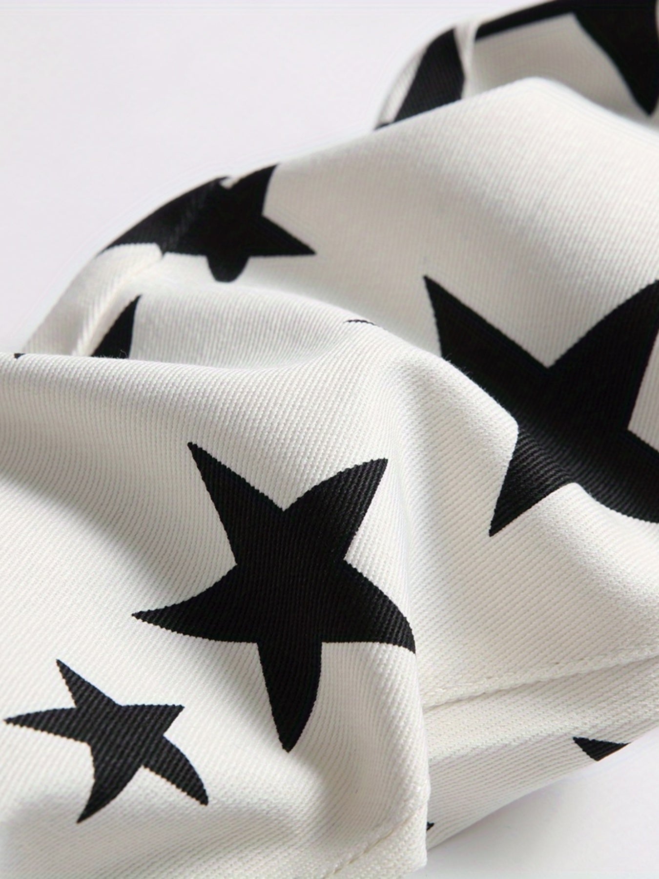 Mens Slim Fit Jeans Little Stars Pattern