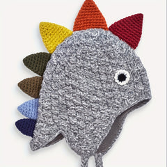 Hand knitted Wool Dinosaur Children's Hat