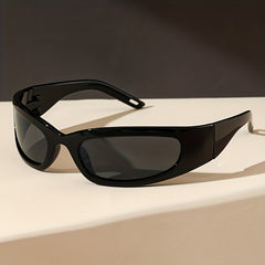 Y2K Wrap Around Sunglasses One-Piece Shield Glasses UV400
