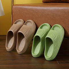 Women's Soft Pillow Slides Open Toe Anti skid Bath Slippers