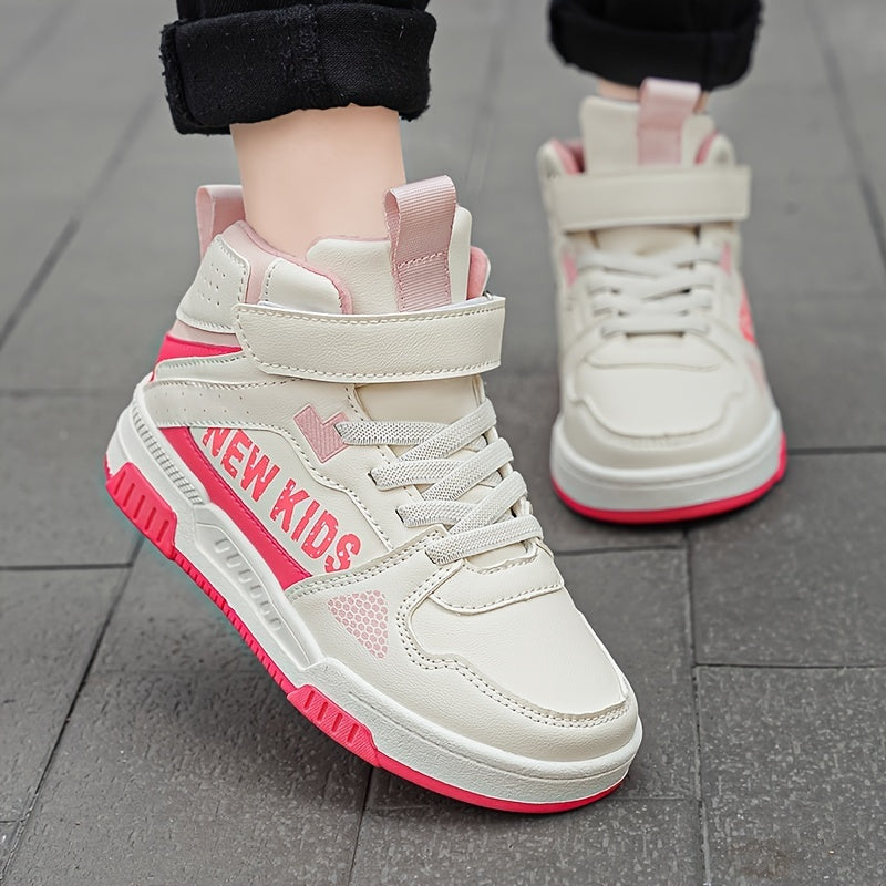 Girls' High Top Skate Shoes - Comfy & Stylish