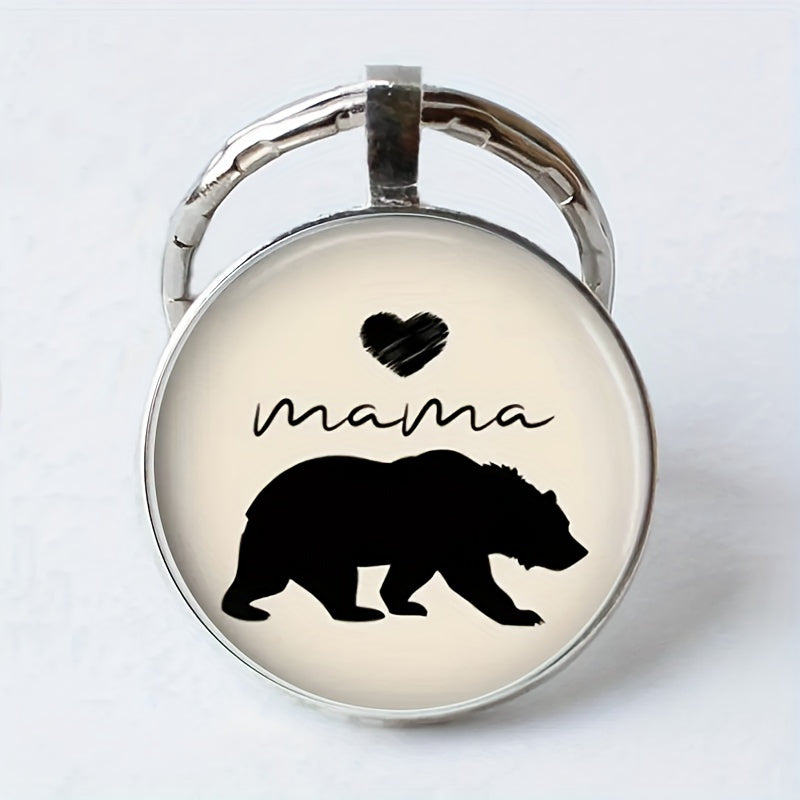 Vintage Bear Love Keychain Boys Bag Wallet Accessory