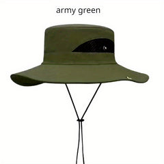 Jungle Sun Hat Outdoor Bucket Hat Sun Protection Big Brim Hat
