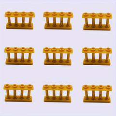 9pc Farm Building Block Set w/ Ranch Fence DIY Animal Scene Playset