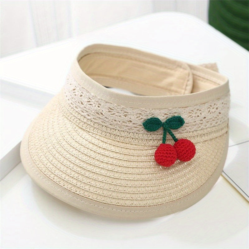 Kids Straw Sun Hat Summer Protection Cap