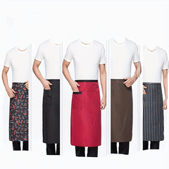Polyester Half Apron for Hotel Restaurant Waiters
