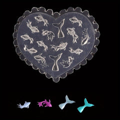 Koi Fish Silicone Resin Mold for DIY Craft Pendant Charms