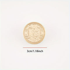 Brass Seal Carved Window Flower Pattern for Gift Packaging