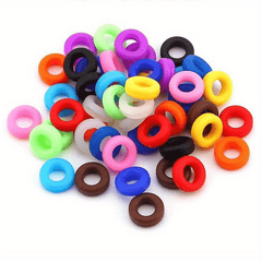 5 Pairs Silicone Glasses Anti-slip Ring Set Assorted Frame Leg Accessories