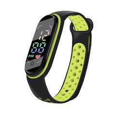 Kids Silicone Strap Digital Watch, Boys Girls Wristwatch