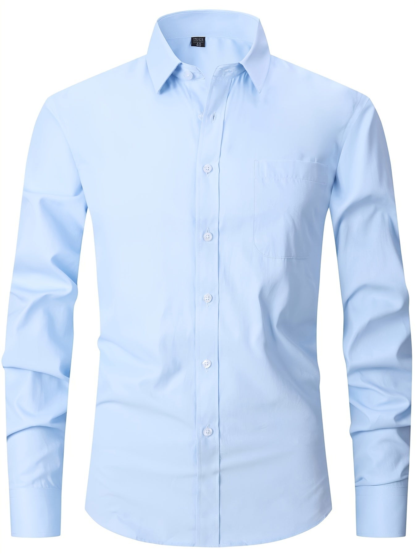Men's Striped Regular Fit Button Up Shirt
