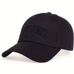 Men's Embroidered Letter Baseball Cap Sun Protection Mesh Cap