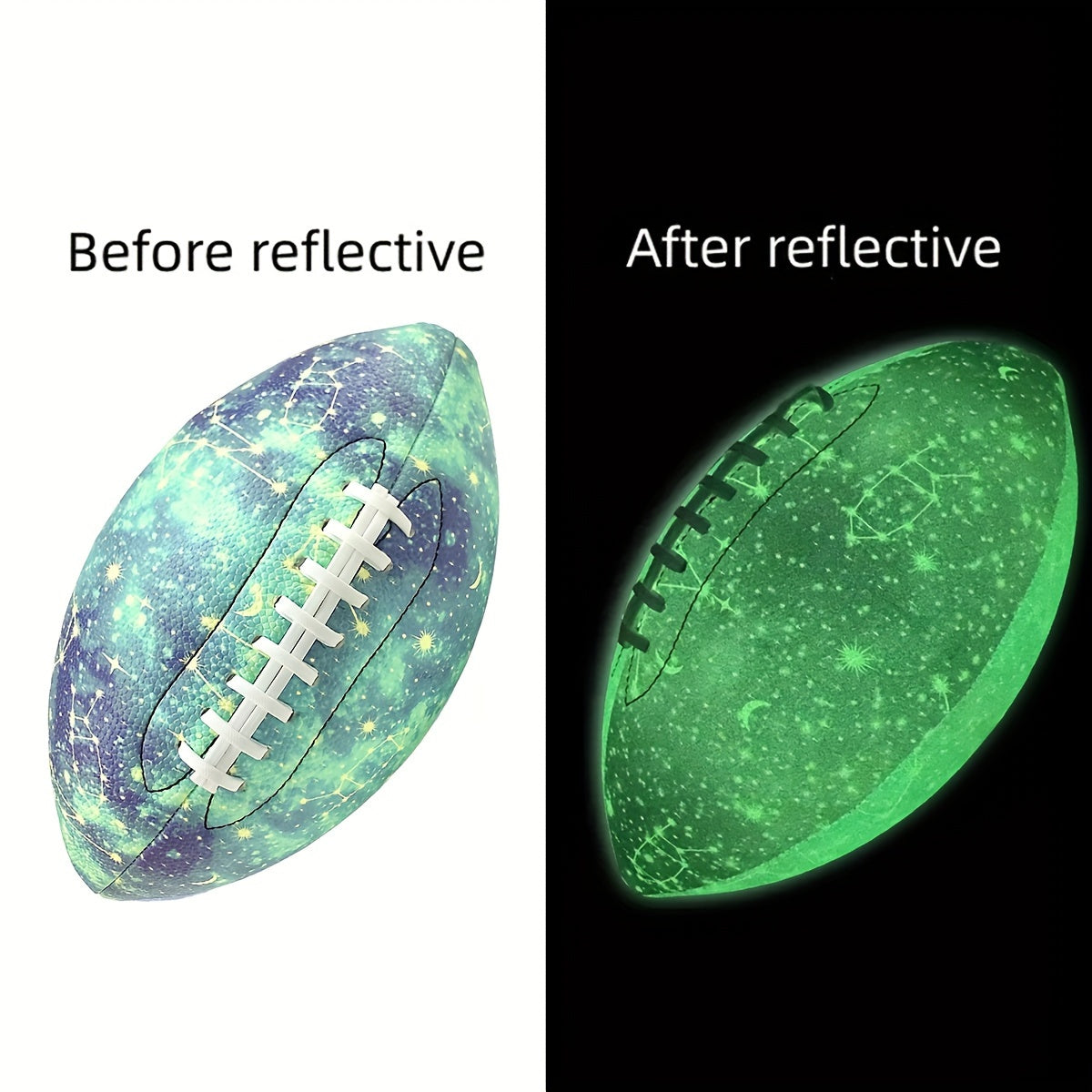 1pc No 9 Luminous Rugby PU Wear resistant Rugby American Football