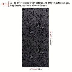 Tulip Pattern Stained Glass Window Privacy Film