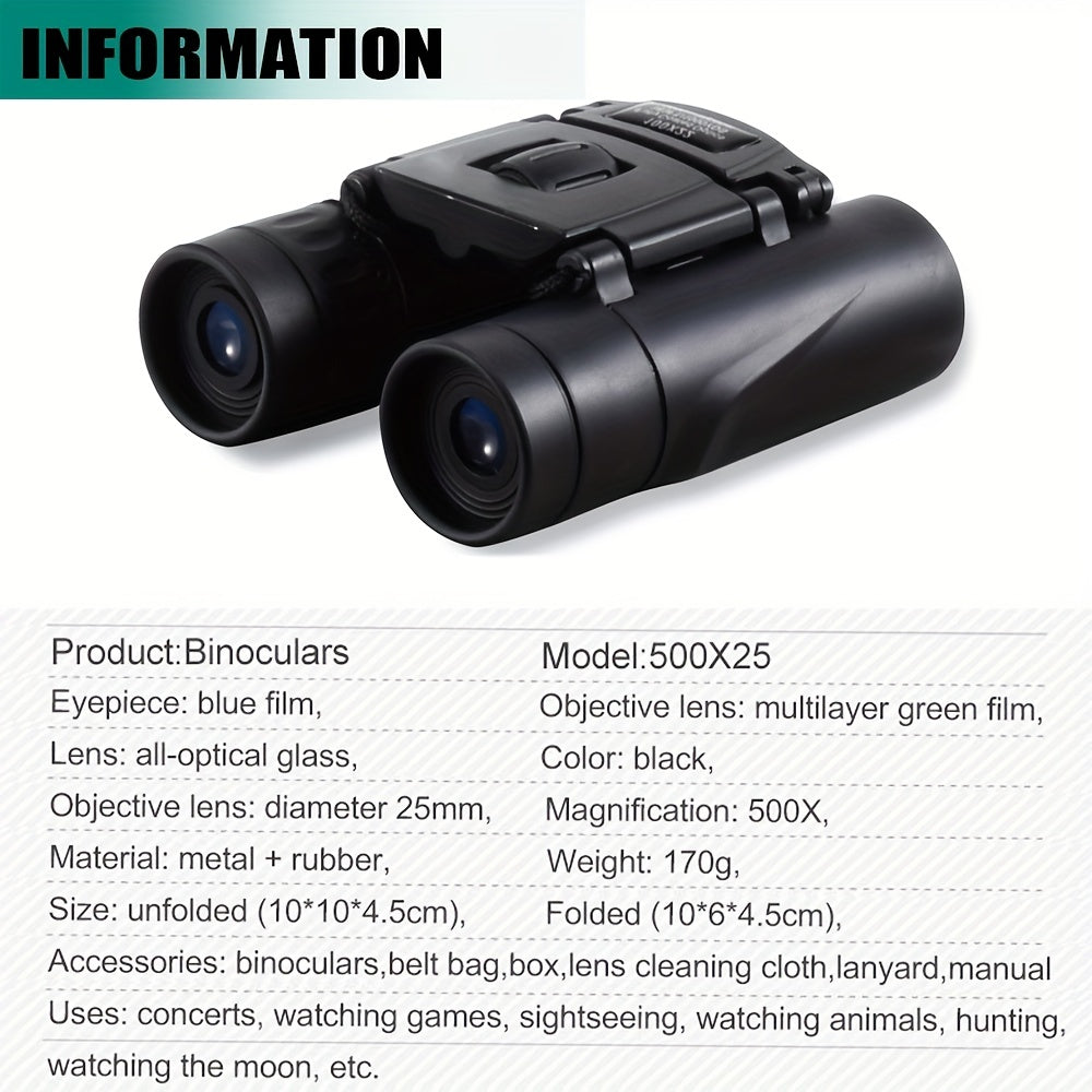 High Definition Long Distance Binoculars - Waterproof & Fog Proof