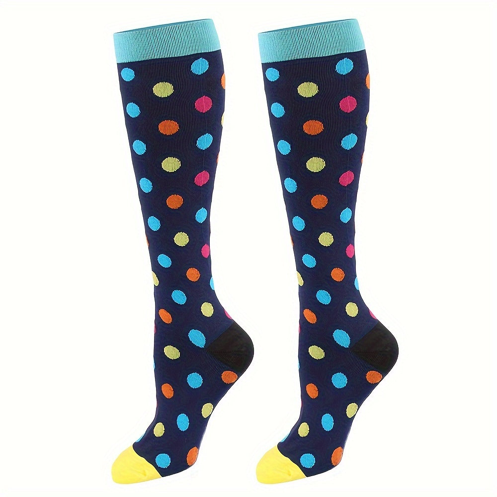Compression Socks Men Women Knee High Stocking Sports Running Travel Nurses