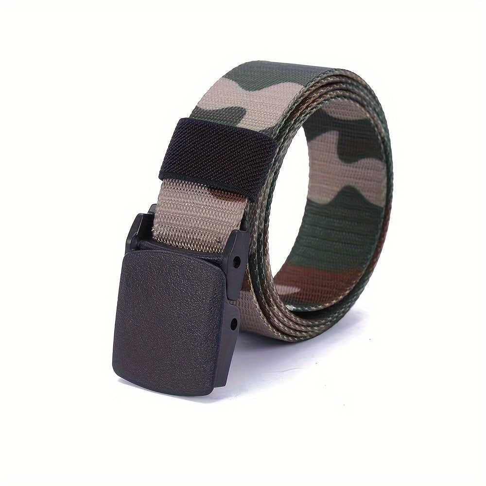 Durable Unisex Outdoor Sports Belt with Automatic Buckle