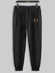 Skeleton Halloween Pumpkin Print Men's Sweatpants Loose Casual Trousers