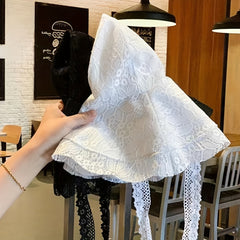 Embroidery Wide Brim Sun Hat UV Protection