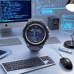 LASIKA Boys' Digital Watch Alarm Stopwatch 30m Sports Tracker TPU Strap