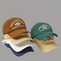1989 York Baseball Cap Solid Embroidered Lightweight Dad Hat