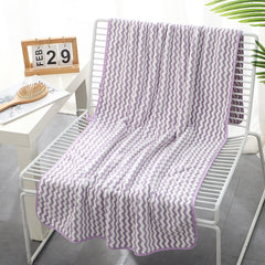Large Coral Fleece Bath Towel for Adult Couple 27X55inch