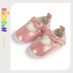 Baby Girls Ballet Shoes Breathable Lightweight Anti Slip Walking Shoes