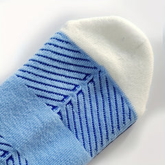 Men's Breathable Striped Knee High Soccer Socks