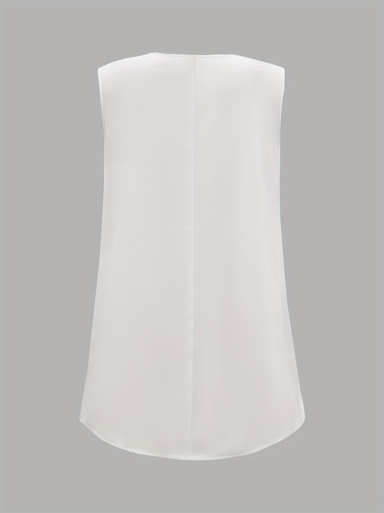 Eyelet Lace Stitching Tank Top V Neck Sleeveless Summer Women's Top