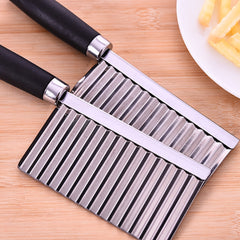 Stainless Steel Wavy Edged Vegetable Slicer & Peeler