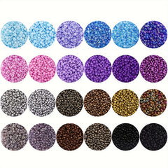 44000pcs 2mm 48 Colors Seed Beads + Storage Boxes for DIY Jewelry Making
