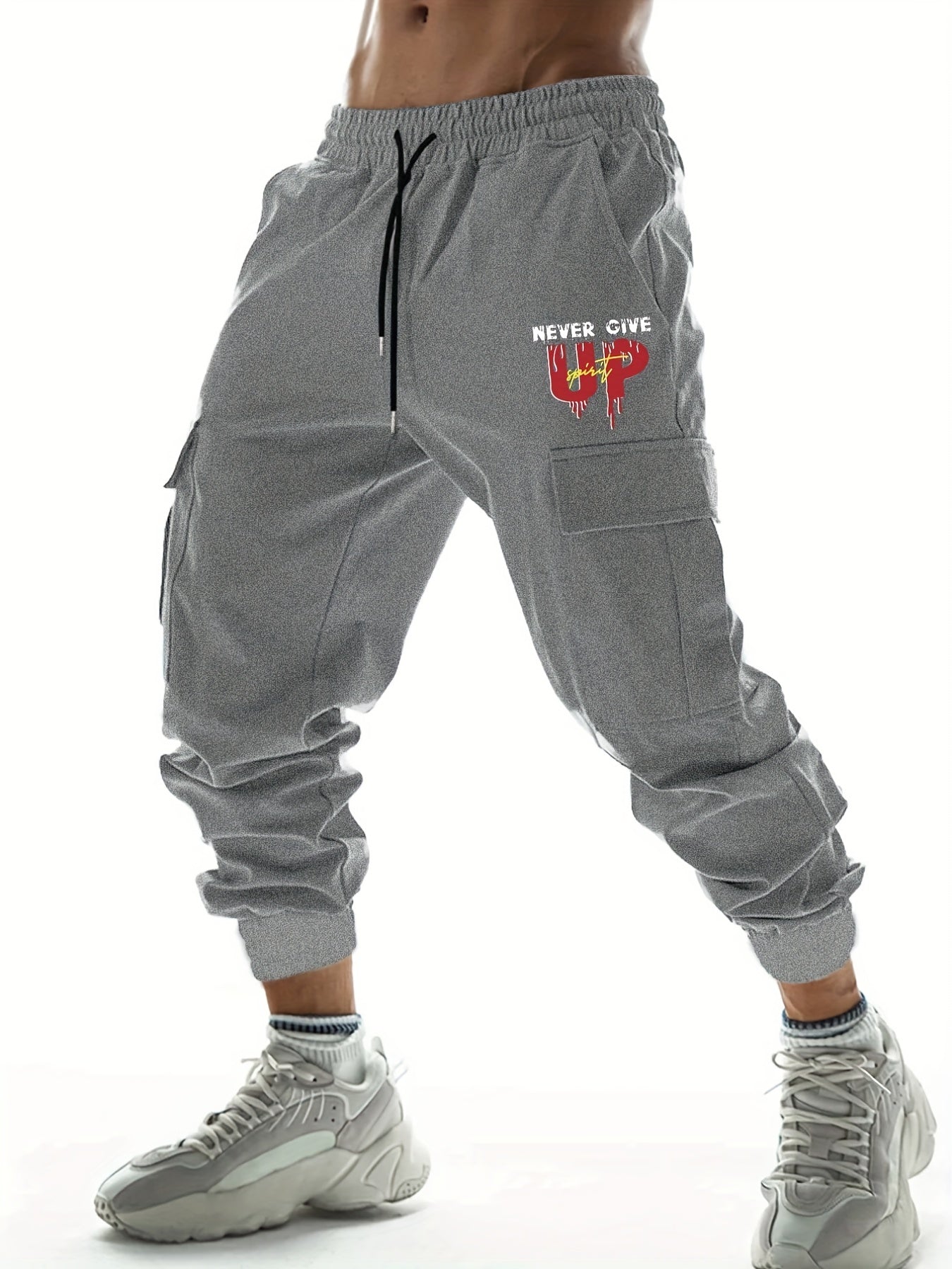 Casual Stretch Cargo Pants Men's Joggers Spring Summer Outdoor
