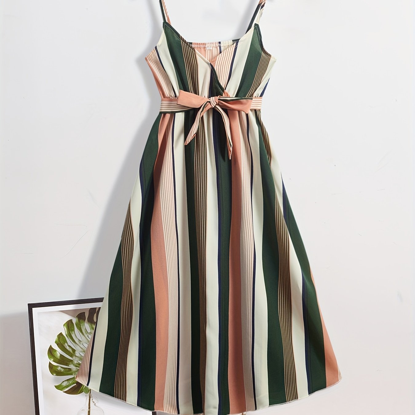 Girls Striped Sleeveless Summer Dress For Kids