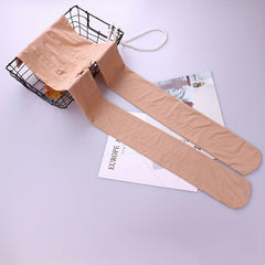 Casual Stockings Women's 40D Solid Nylon High Rise Stretch Panty