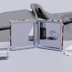 Portable Double Sided Makeup Mirror Pocket Size Travel Vanity Mirror