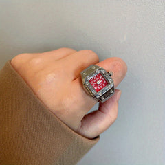 Punky Watch Ring Mini Finger Watch in Assorted Colors