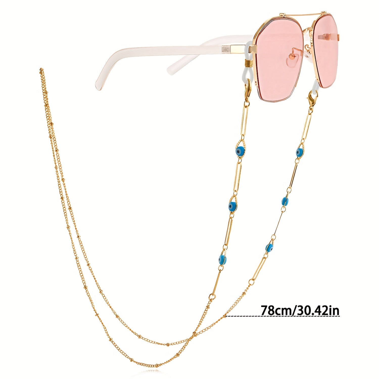 Evil Eye Glasses Chain Anti Slip Sunglasses Reading Glasses Lanyard