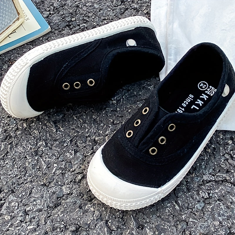 Girls Canvas Casual Skate Shoes Walking Sneakers