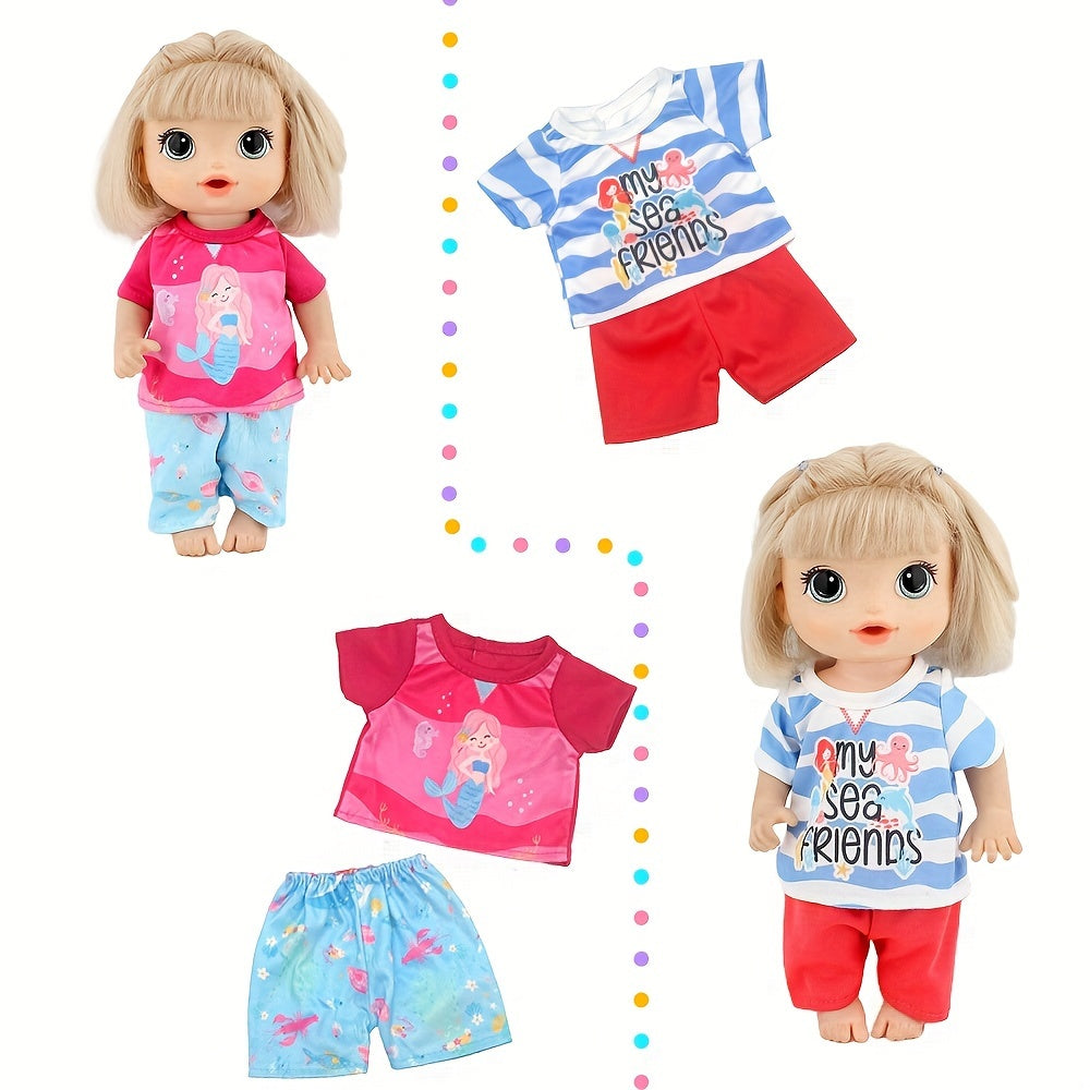 Doll Dress Set for 12-15 Inch Realistic Toy Dolls