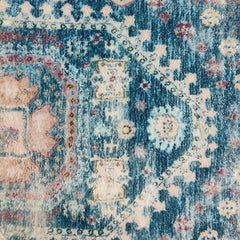 Vintage Persian Area Rug Distressed Boho Carpet