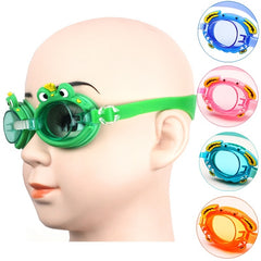 Girls Cartoon Swim Goggles - Waterproof and Adjustable