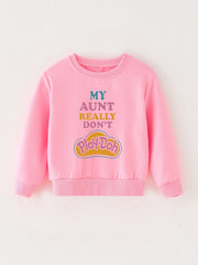 Aunt Don't Play doh Kids Crew Neck Sweatshirt