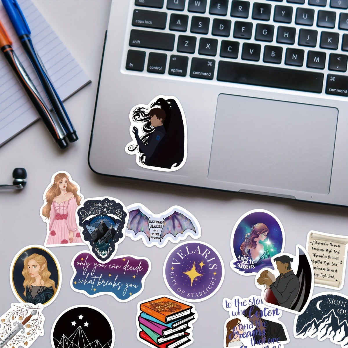 60pcs Sticker Mobile Phone Case Notebook Water Cup Decoration Waterproof Sticker