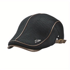 Men's Warm Knitted Beret for Fall and Winter
